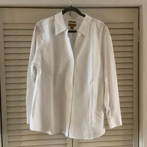 Classic White Button Down Shirt